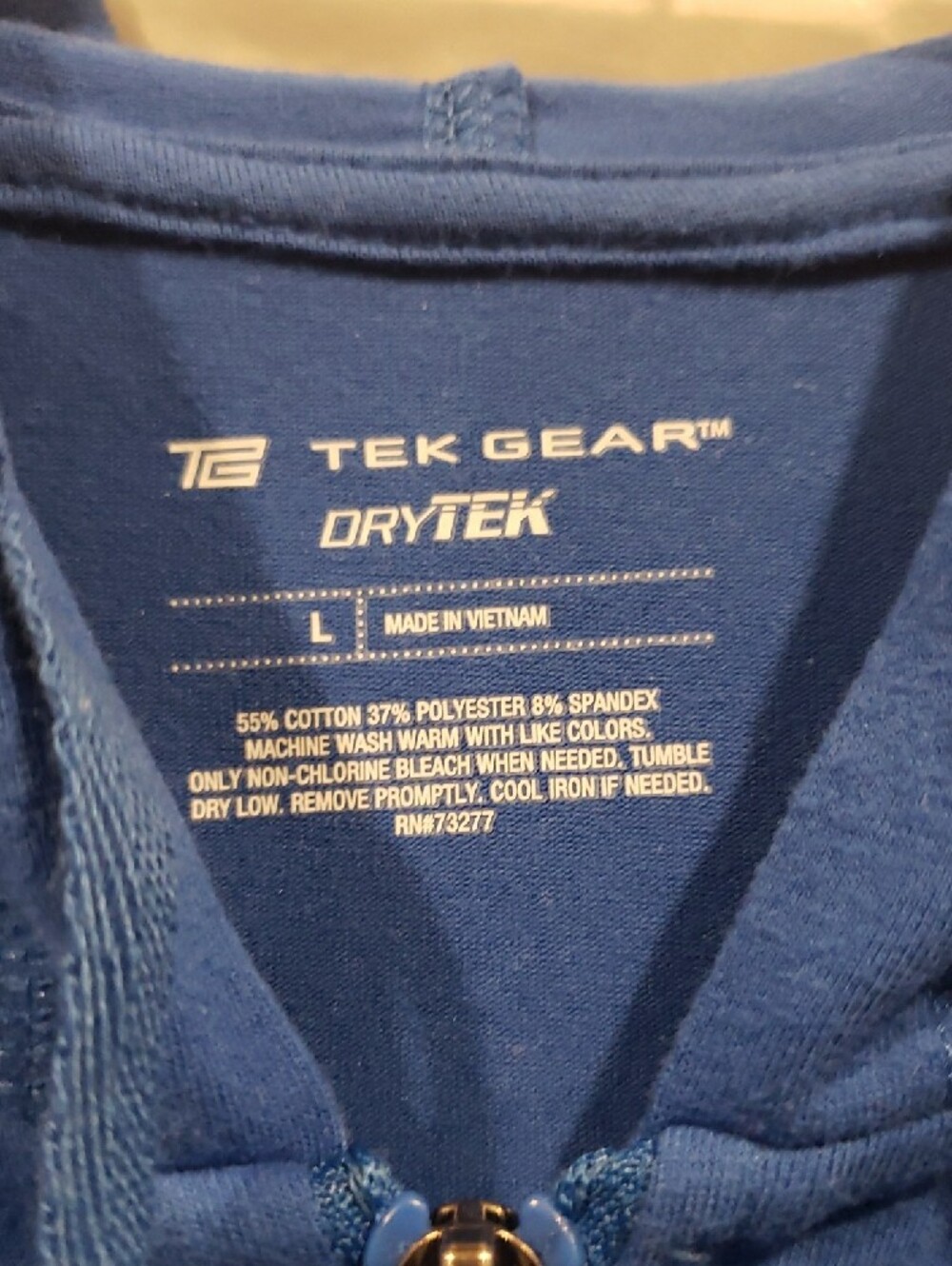 tek gear Royal Blue Women's Full-Zip Hoodie Jacket - Picture 2 of 3